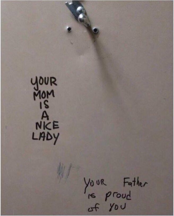 Canadian Bathroom Graffiti