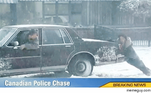 Canadian Police Chase