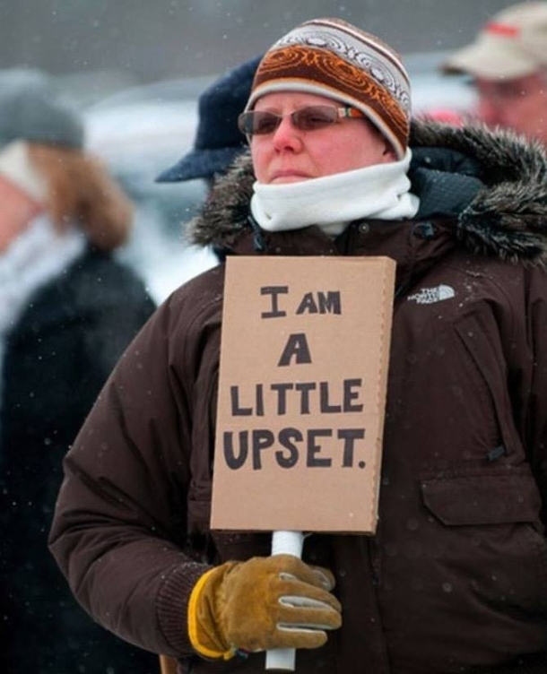 Canadian protester