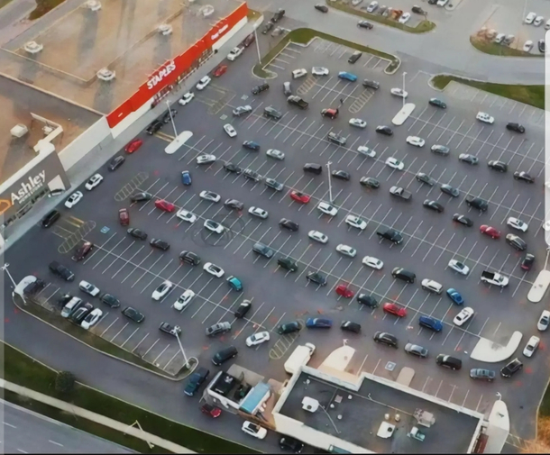 Canadians risk their lives for donuts during Quarantine Lineup outside a Mississauga Ontario Krispy Kreme