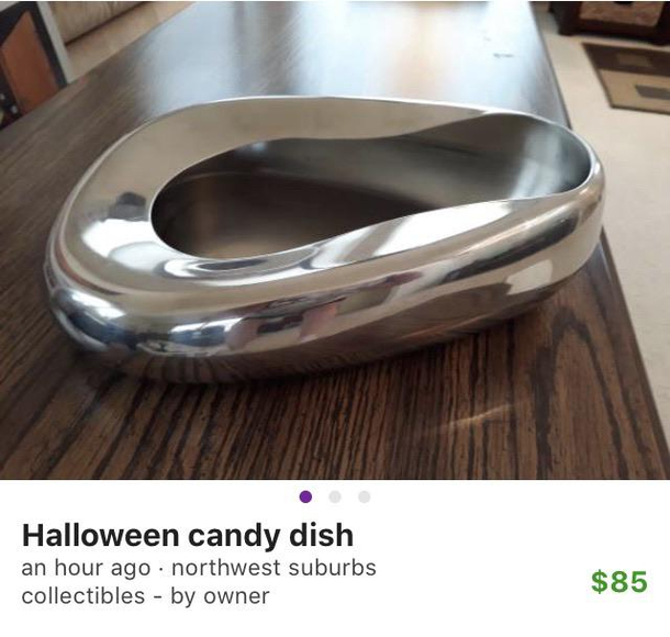 Candy dish for sale as seen on Craigslist