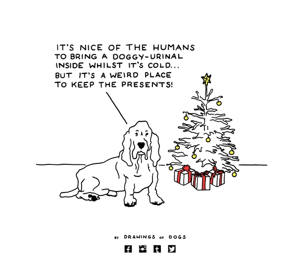 Canine Christmas decorations 