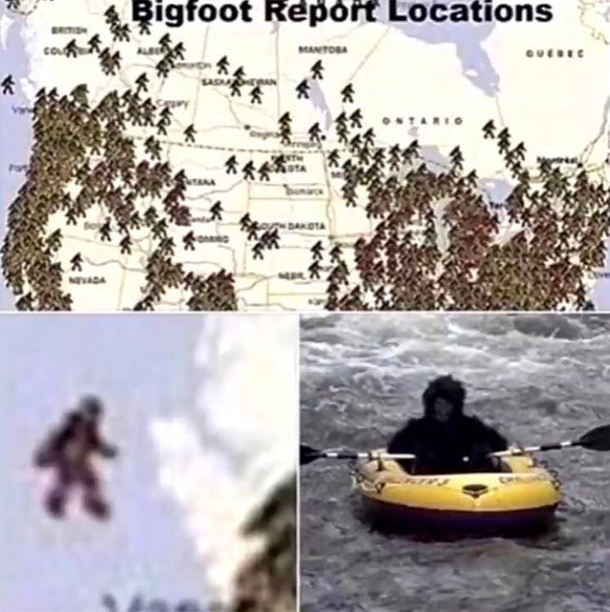 Canoeing bigfoot