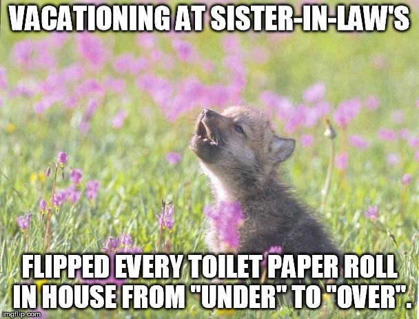 Cant believe I married into a family of heretics