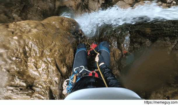 Canyoning keeps your adrenaline glands in shape