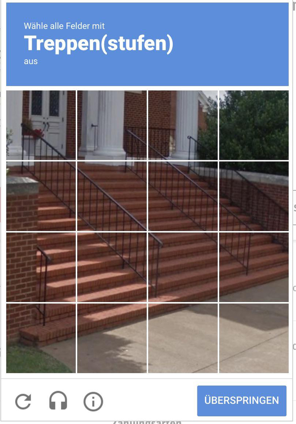 Captcha from hell mark the stairs