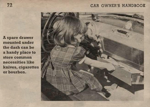 Car owners manual its as relevant today as it was then 