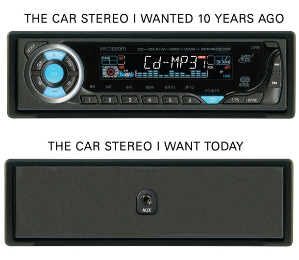 The car stereo I wanted ten years ago and today