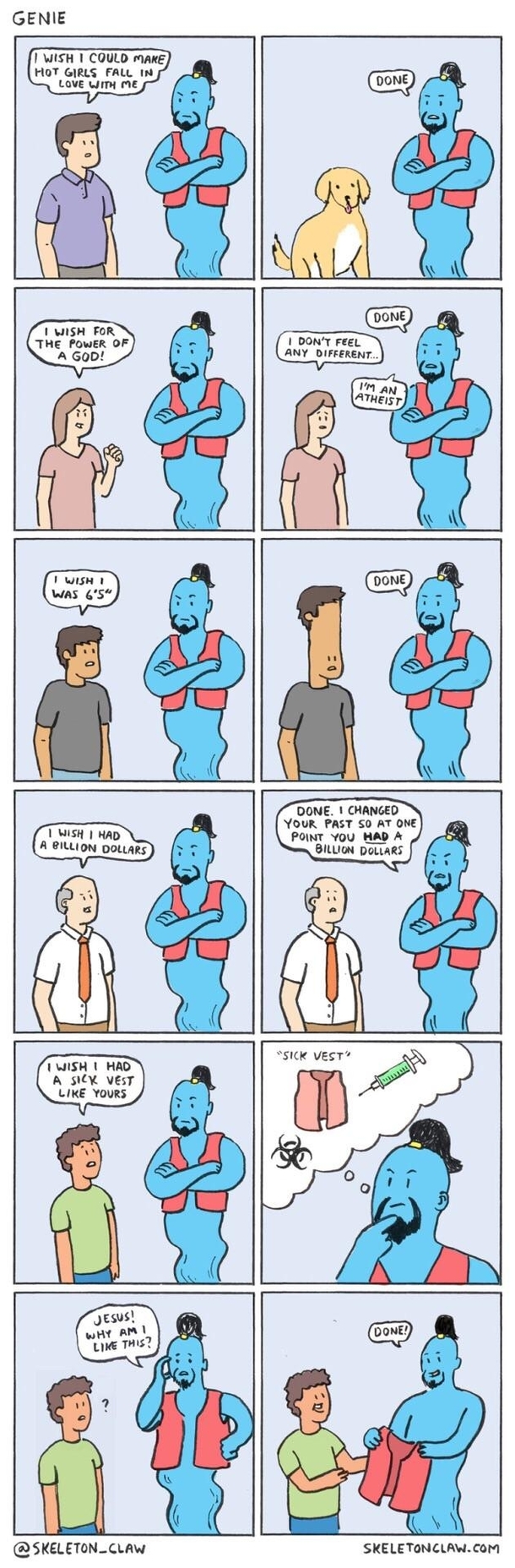 Careful making wishes