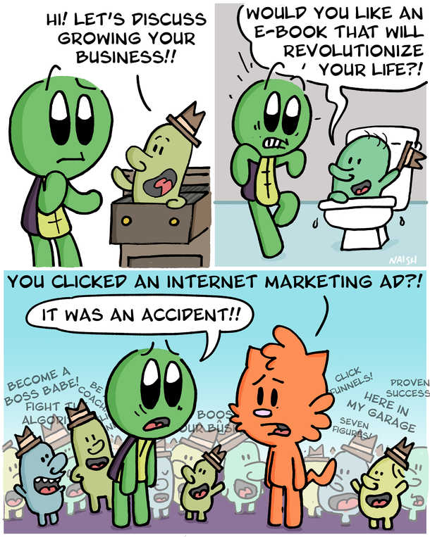 careful where you click
