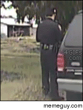 Cat attacks cop