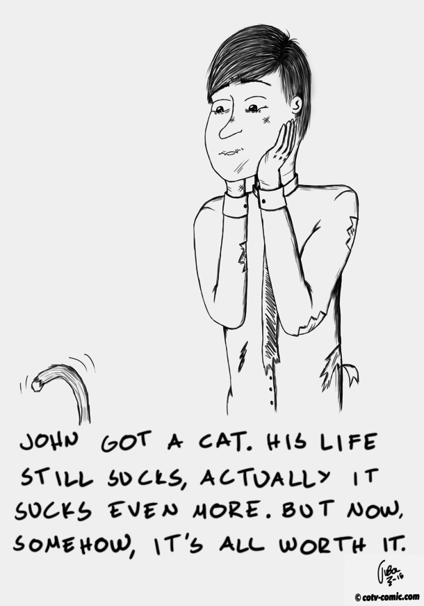 Cat changes ones life