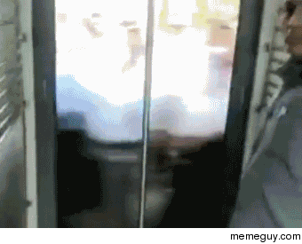 Catching the train