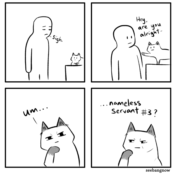 Cats are caring