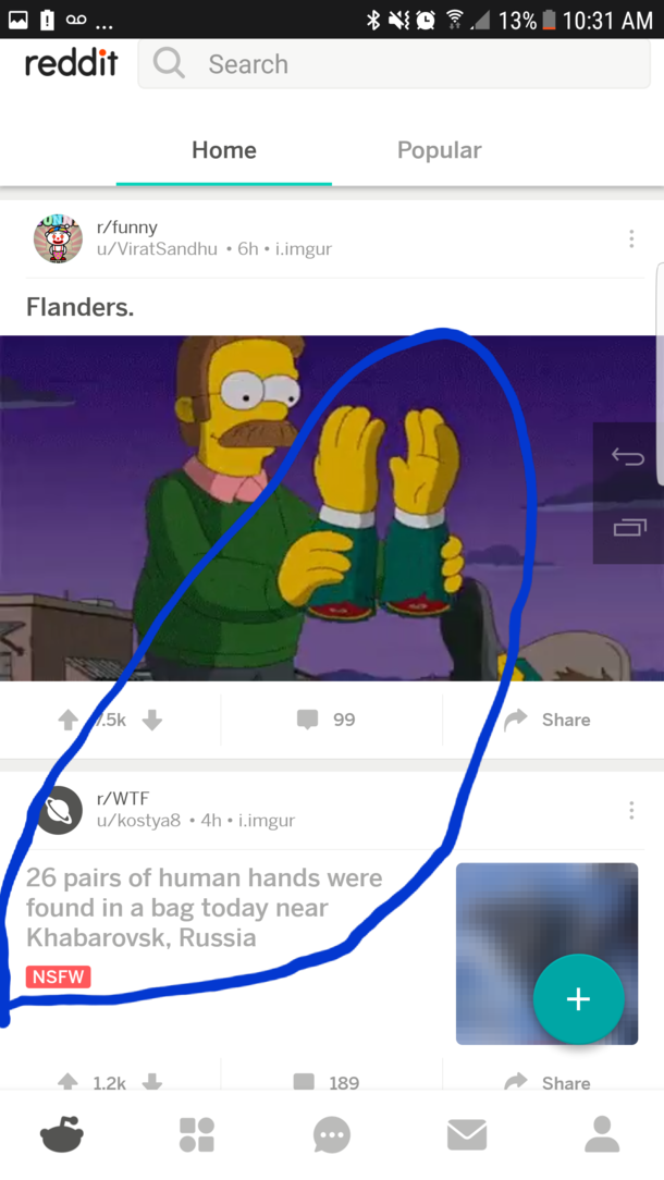 Caught Flanders Red Handed
