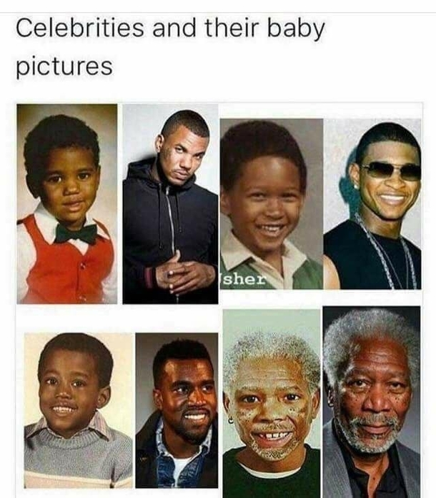 Celebrities and their baby pictures