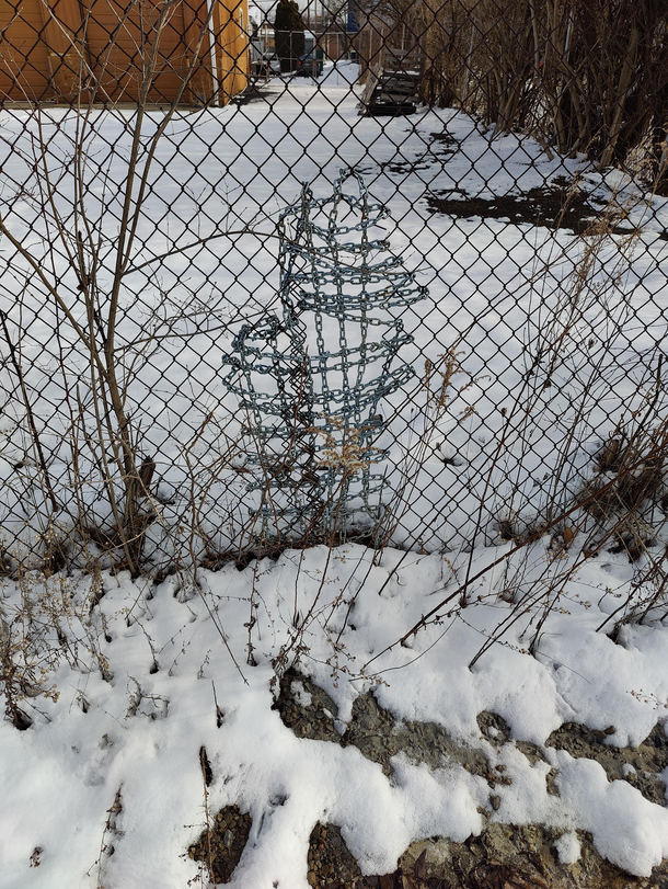 Chain link fence