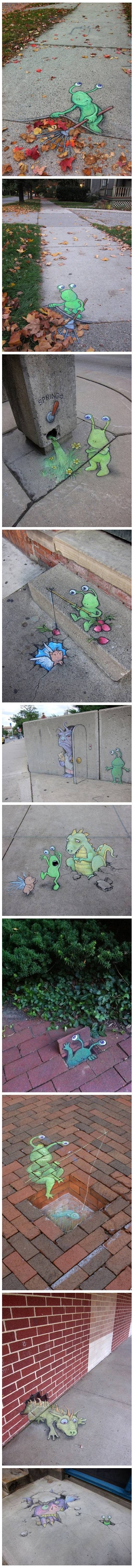 Chalk Art by David Zinn