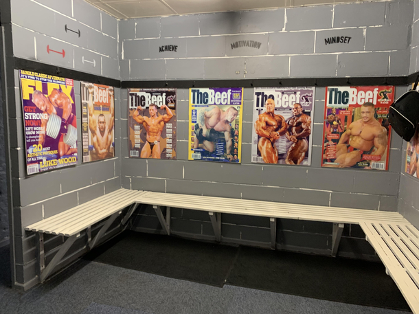 Changing rooms in my new gym have a certain vibe