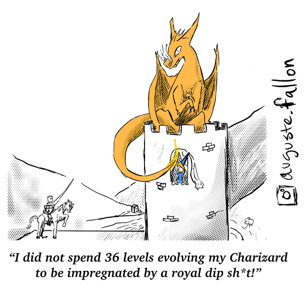 Charizard and the princess