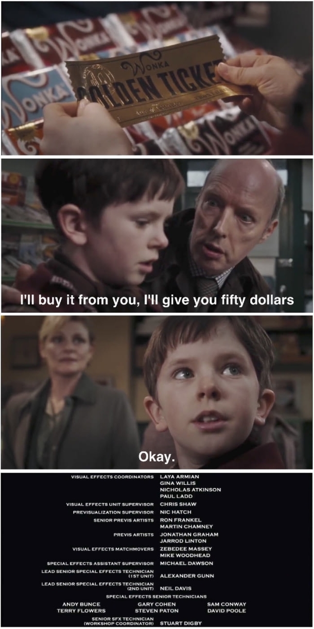 Charlie and the Ch- no bye