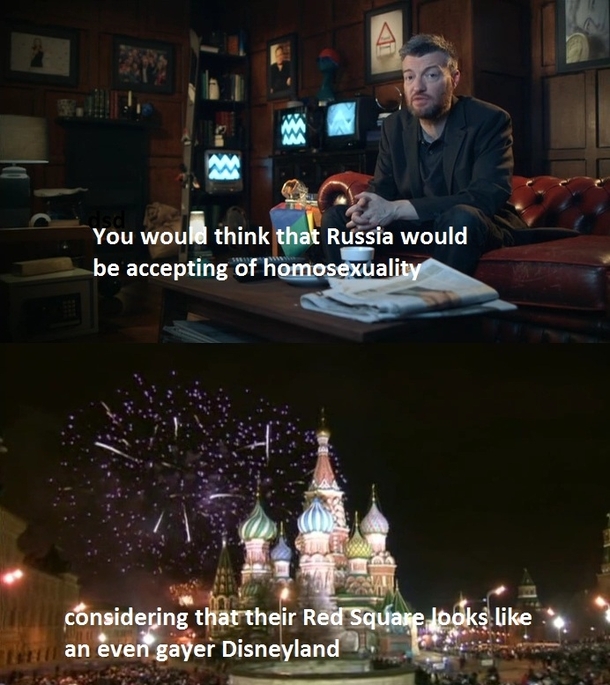 Charlie Brooker on Russian homophobia