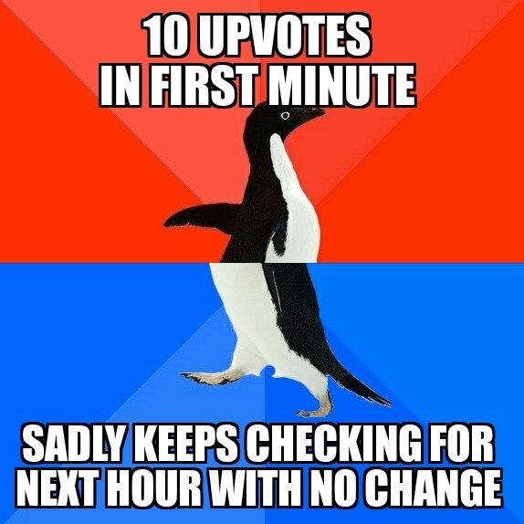 Chasing fake internet points is hard on the soul