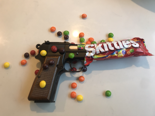 Check your kids candy everyone I just found this in my little brothers candy be safe out there