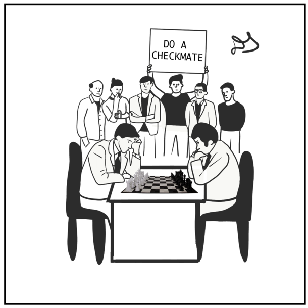 Chess fans are crazy