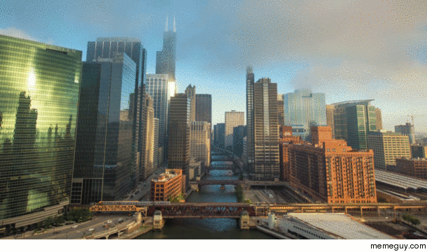 Chicago reflection