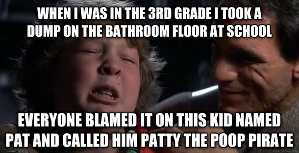 Childhood Confession Chunk on poor patty