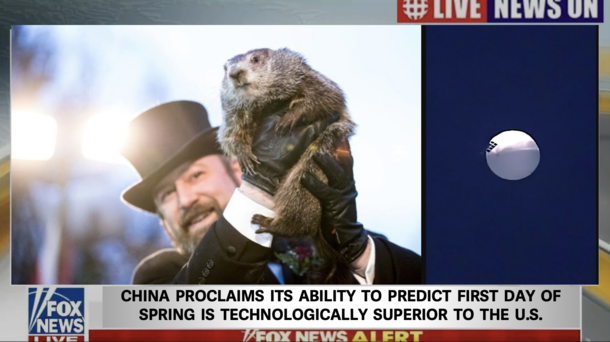Chinese Weather Balloon Vs Punxsutawney Phil