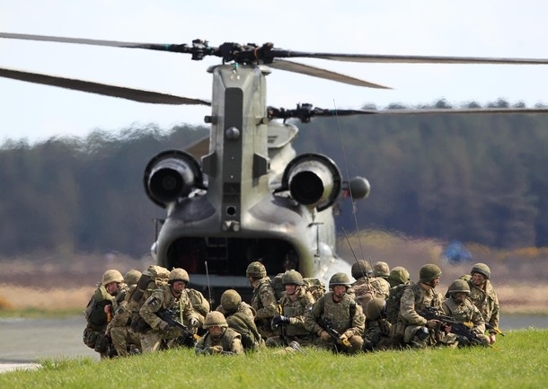 Chinook Helicopters always look surprised to me