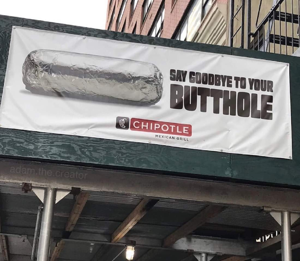 Chipotles new slogan