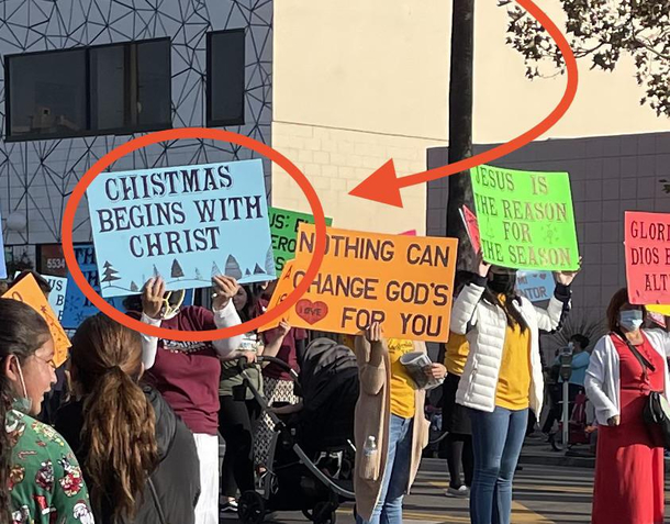 Chistmas begins withwait