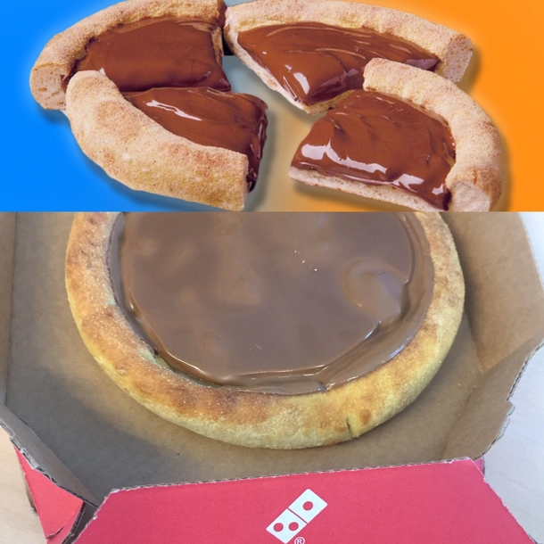 Choco Pizza from Dominos