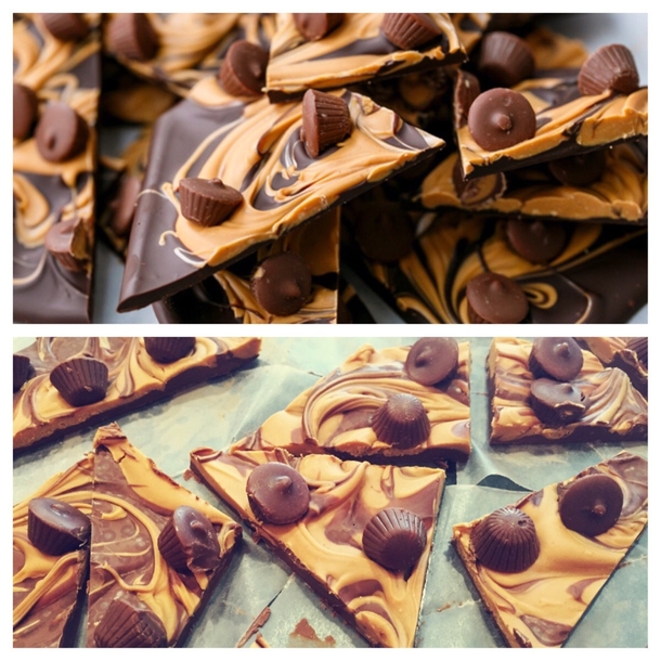 Chocolate Peanut Butter Bark