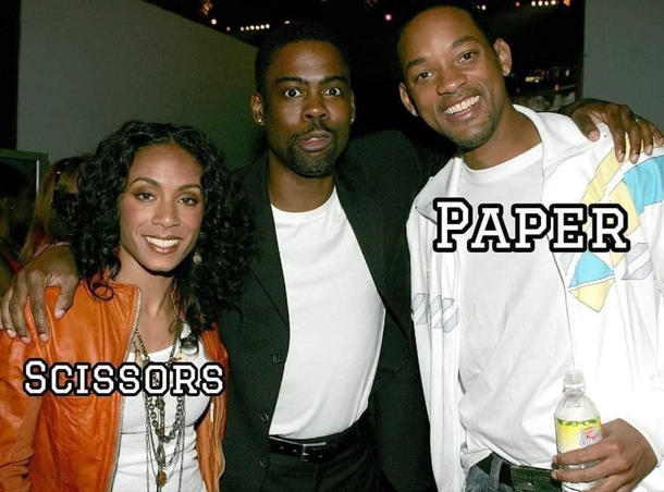 Chris Rock made the joke but Will Smith delivered the punchline