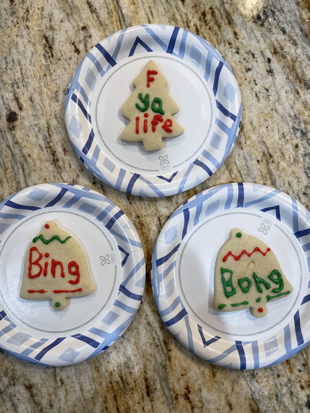 Christmas Cookies me and my brother made