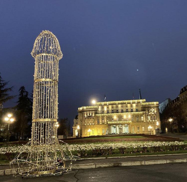 Christmas decoration in Belgrade