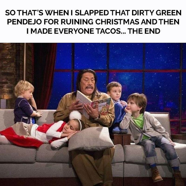 Christmas is a little different with Machete