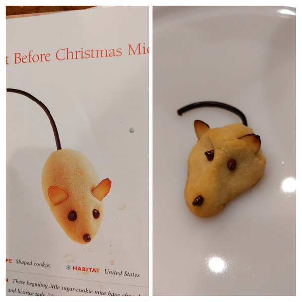 Christmas Mice Cookies