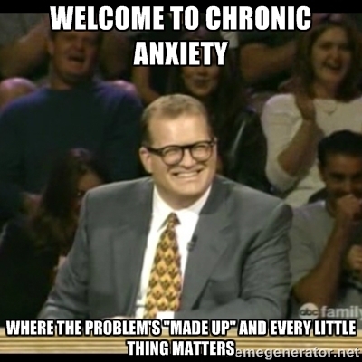 Chronic anxiety in a nutshell