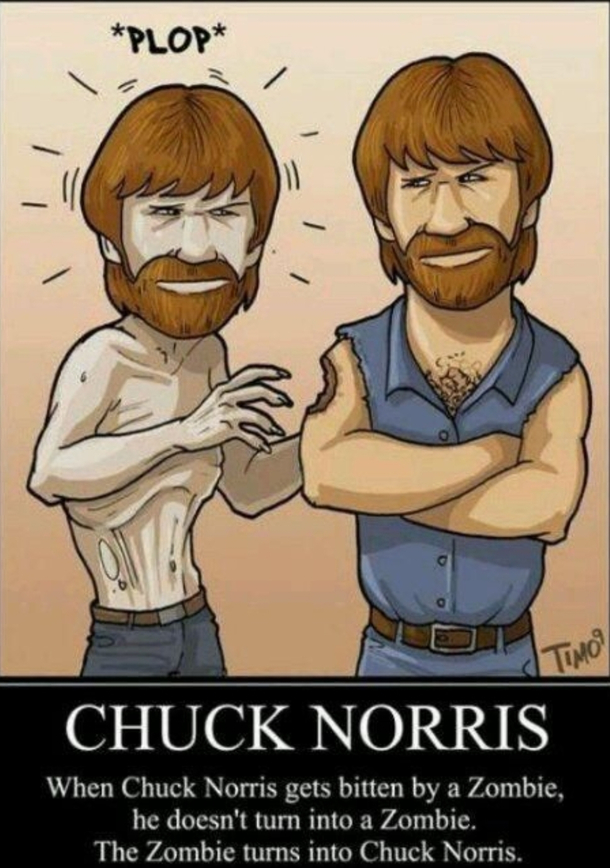 Chuck Norris vs Zombies