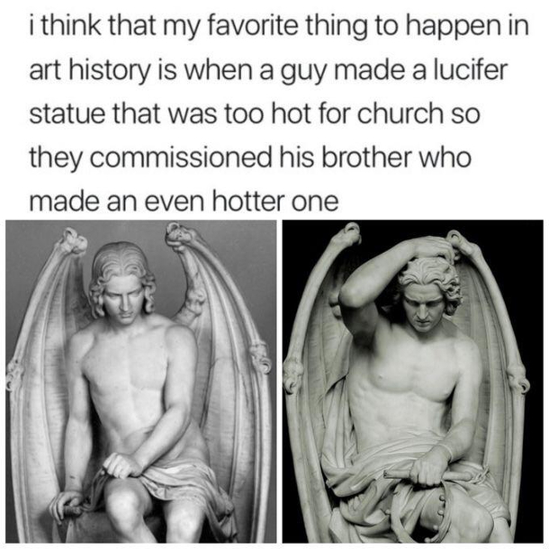 Church Dont think of him Squidward just ask his brother to carve another statue The brother makes him hotter Church OH NO HES HOT if this has been posted before Im sorry