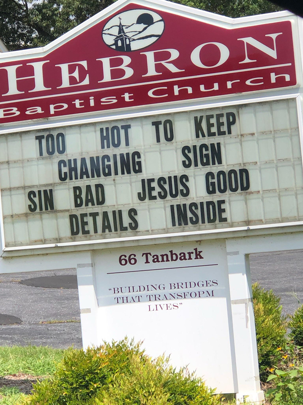 Church sign