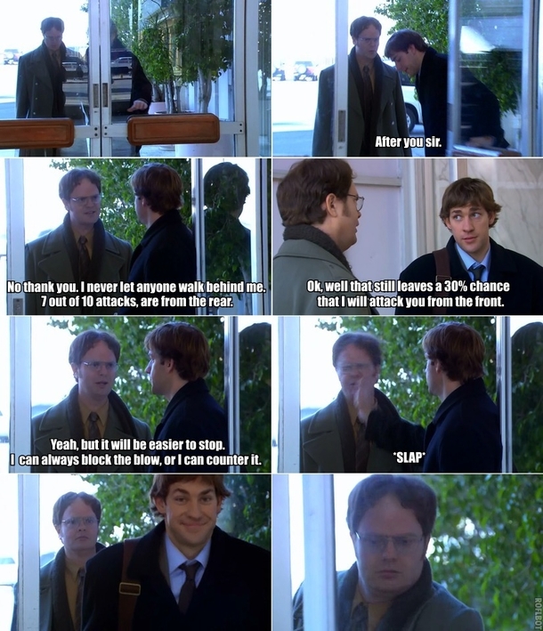 Classic Jim amp Dwight moment from The Office