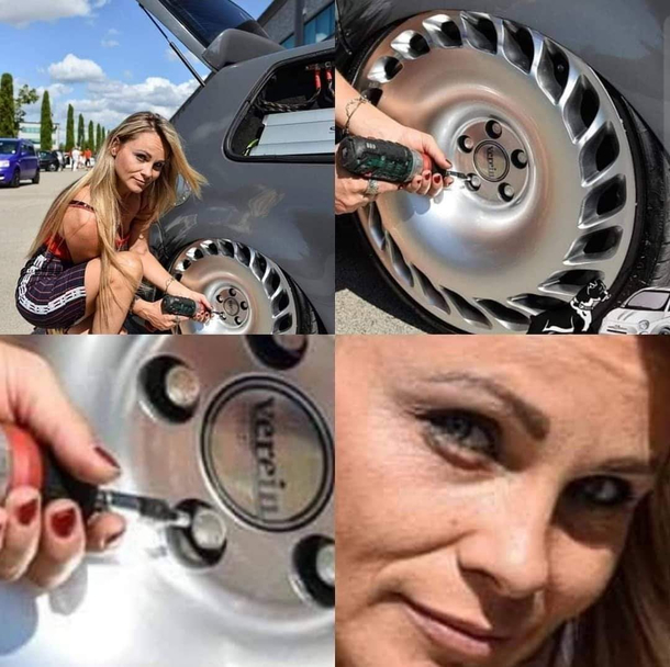 Clearly knows what she is doing