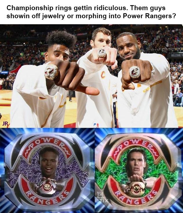 CLEVELAND CAVS BIG ASS RINGS