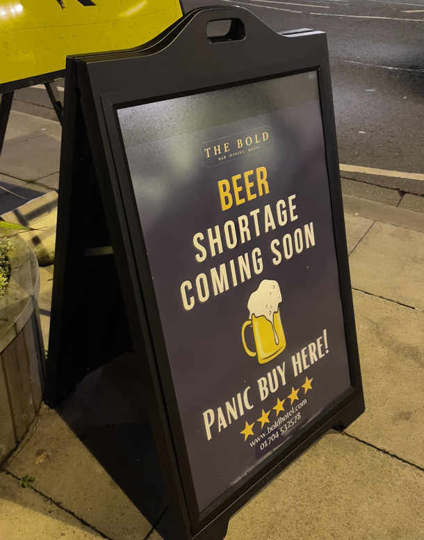 Clever signage